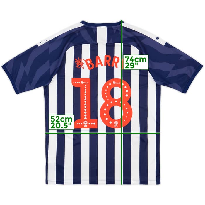 2019-20 West Brom Authentic Home Shirt Barry #18 - 6/10 - (L)