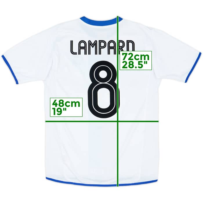 Camiseta de visitante del Chelsea 2003-05 Lampard #8 - 8/10 - (S)