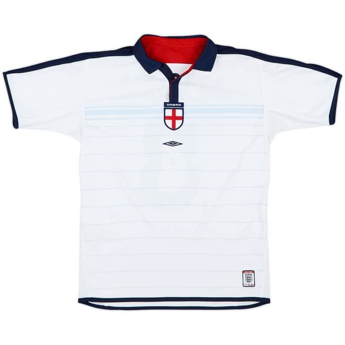 2003-05 England Home Shirt Scholes #8 - 8/10 - (Women's M)