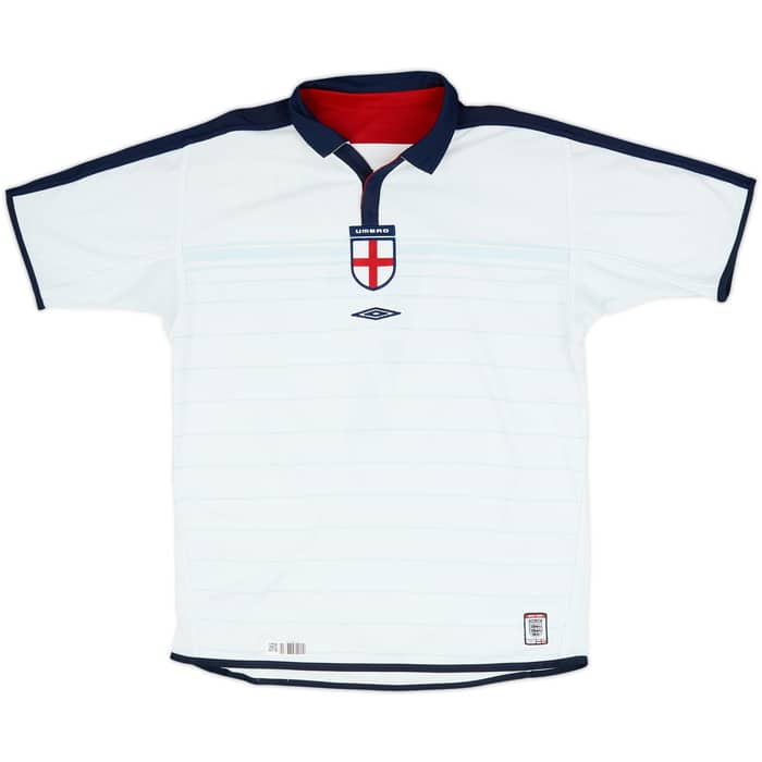 2003-05 England Home Shirt Beckham #7 - 5/10 - (L)