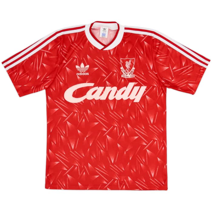 1989-91 Liverpool Camiseta Local - 8/10 - (S/M)