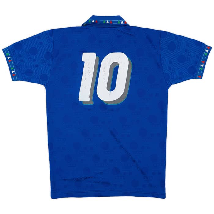 1994 Italy Home Shirt #10 (Baggio) - 6/10 - (M)