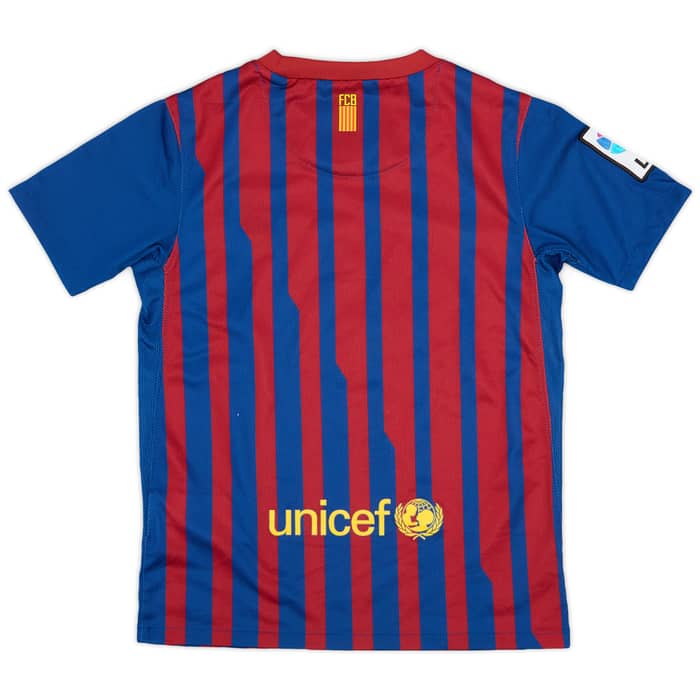 2011-12 Barcelona Home Shirt - 8/10 - (S.Boys)