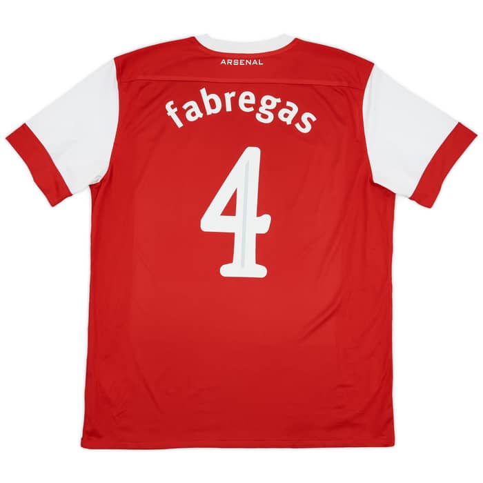 2010-11 Arsenal Home Shirt Fabregas #4 - 5/10 - (XL)