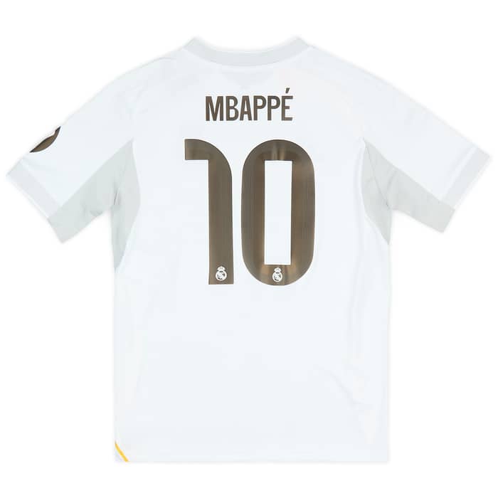 2025-26 Real Madrid Home Shirt Mbappe #10 (KIDS)