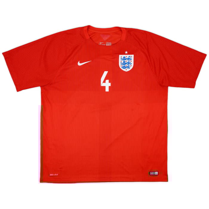 2014-15 England Away Shirt Gerrard #4 - 9/10 - (XXL)