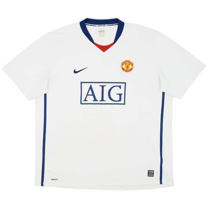 2008-10 Manchester United Away Shirt Evra #3 - 6/10 - (XXL)