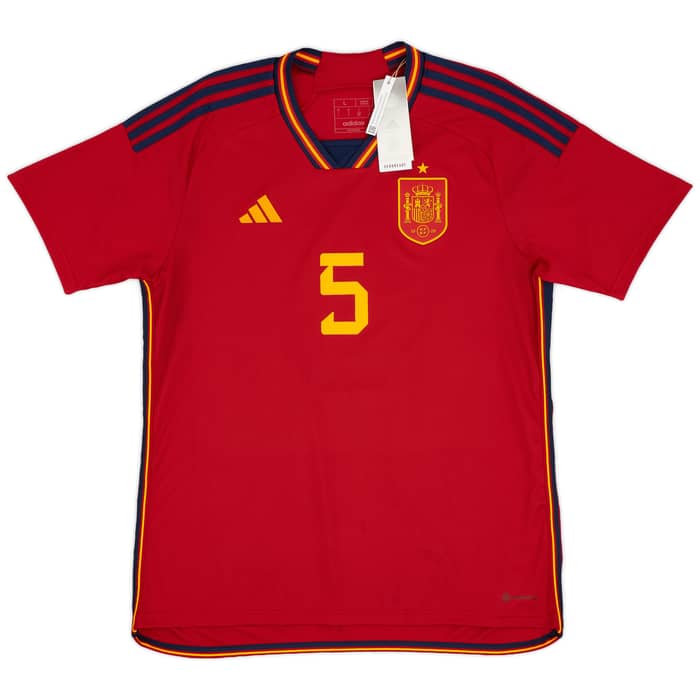 2022-23 Spain Home Shirt Sergio #5