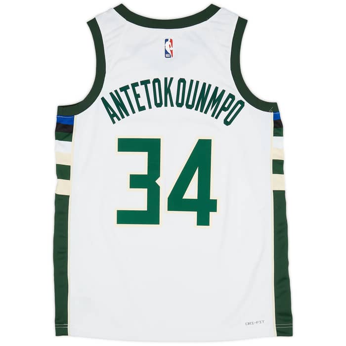 2017-23 Milwaukee Bucks Antetokounmpo #34 Nike Swingman Jersey (Home) M - W/Tags