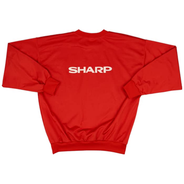 1991-92 Manchester United Influence Sweat Top - 9/10 - (L)