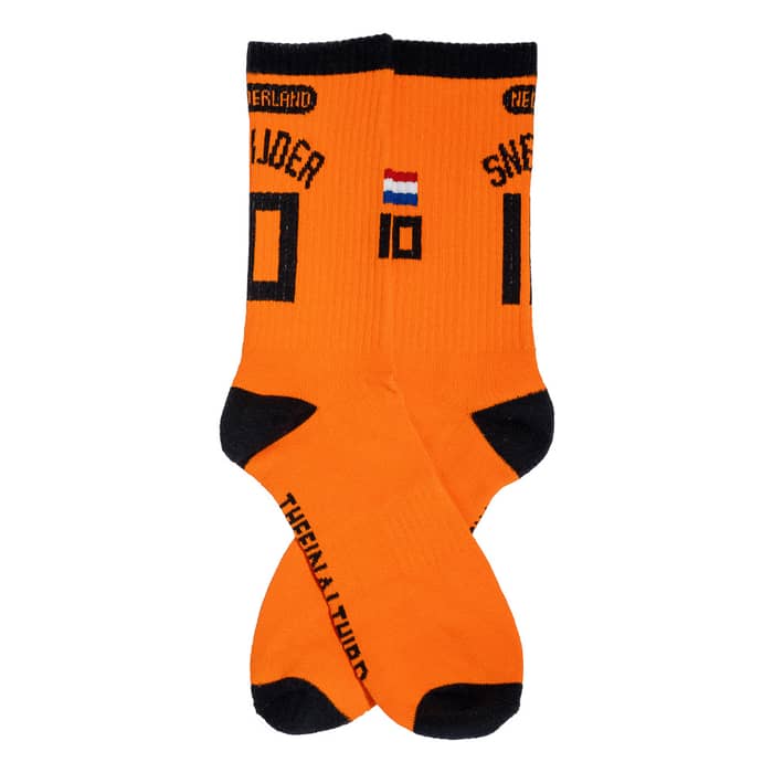 2010-11 Netherlands Sneijder #10 Home Crew Socks
