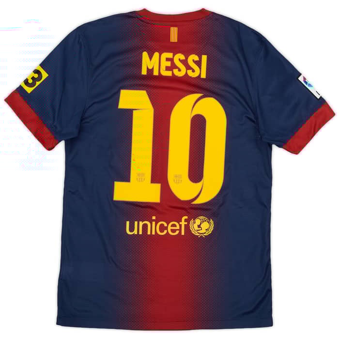 2012-13 Barcelona Home Shirt Messi #10 - 8/10 - (S)