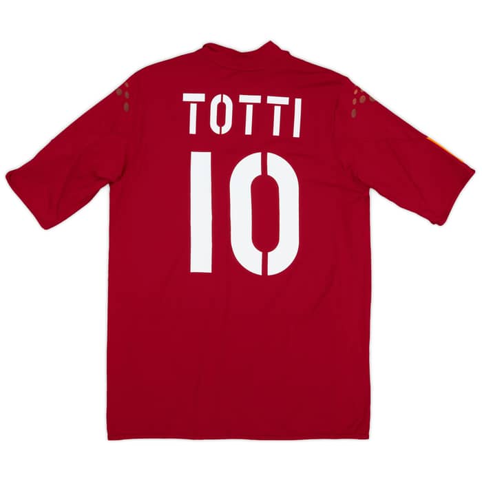 2004-05 Roma Home Shirt Totti #10 - 9/10 - (XL)