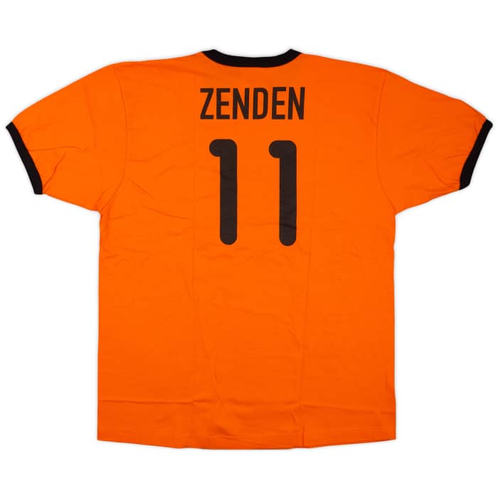 2000-01 Netherlands Nike Cotton Tee Zenden #11 (L)
