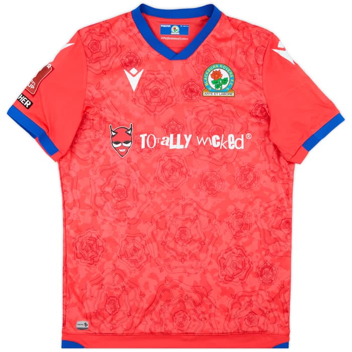 2022-23 Blackburn Match Issue FA Cup Third Shirt Buckley #21