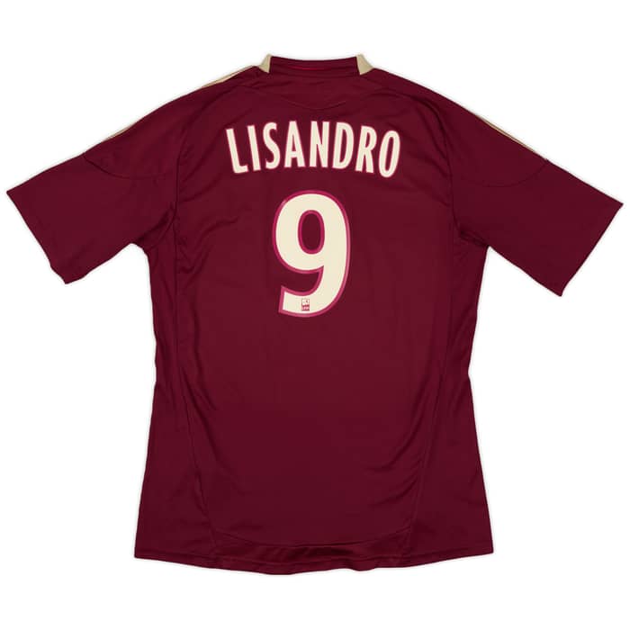 2010-11 Lyon Away Shirt Lisandro #9 - 5/10 - (L)