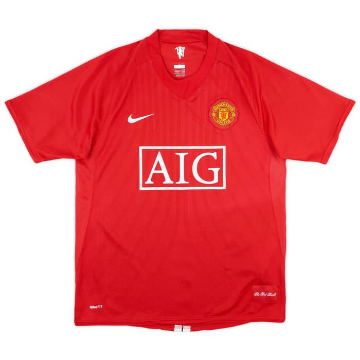 2008-09 Manchester United Home Shirt Ronaldo #7 - 6/10 - (S)