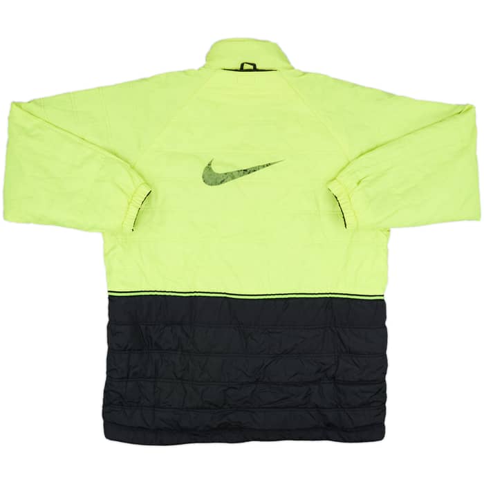 1997-98 Borussia Dortmund Nike Reversible Padded Bench Coat - 7/10 - (L)