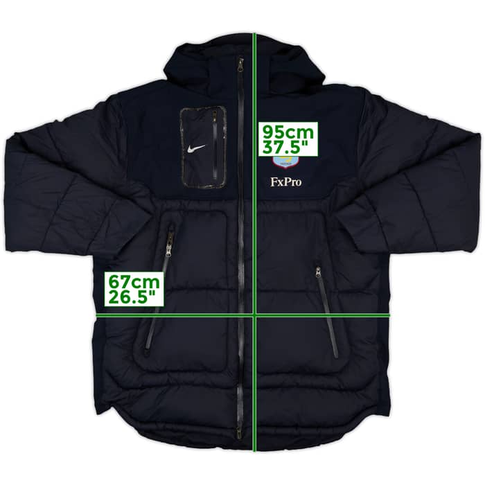 2010-11 Aston Villa Nike Padded Bench Coat - 7/10 - (XL)