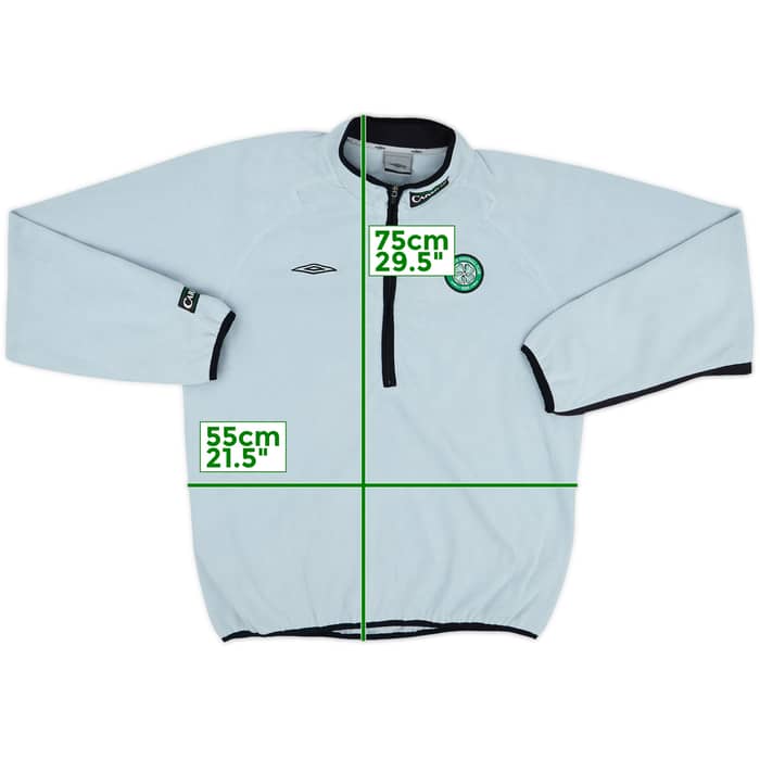 2004-05 Celtic Umbro 1/2 Zip Fleece Top - 10/10 - (L)