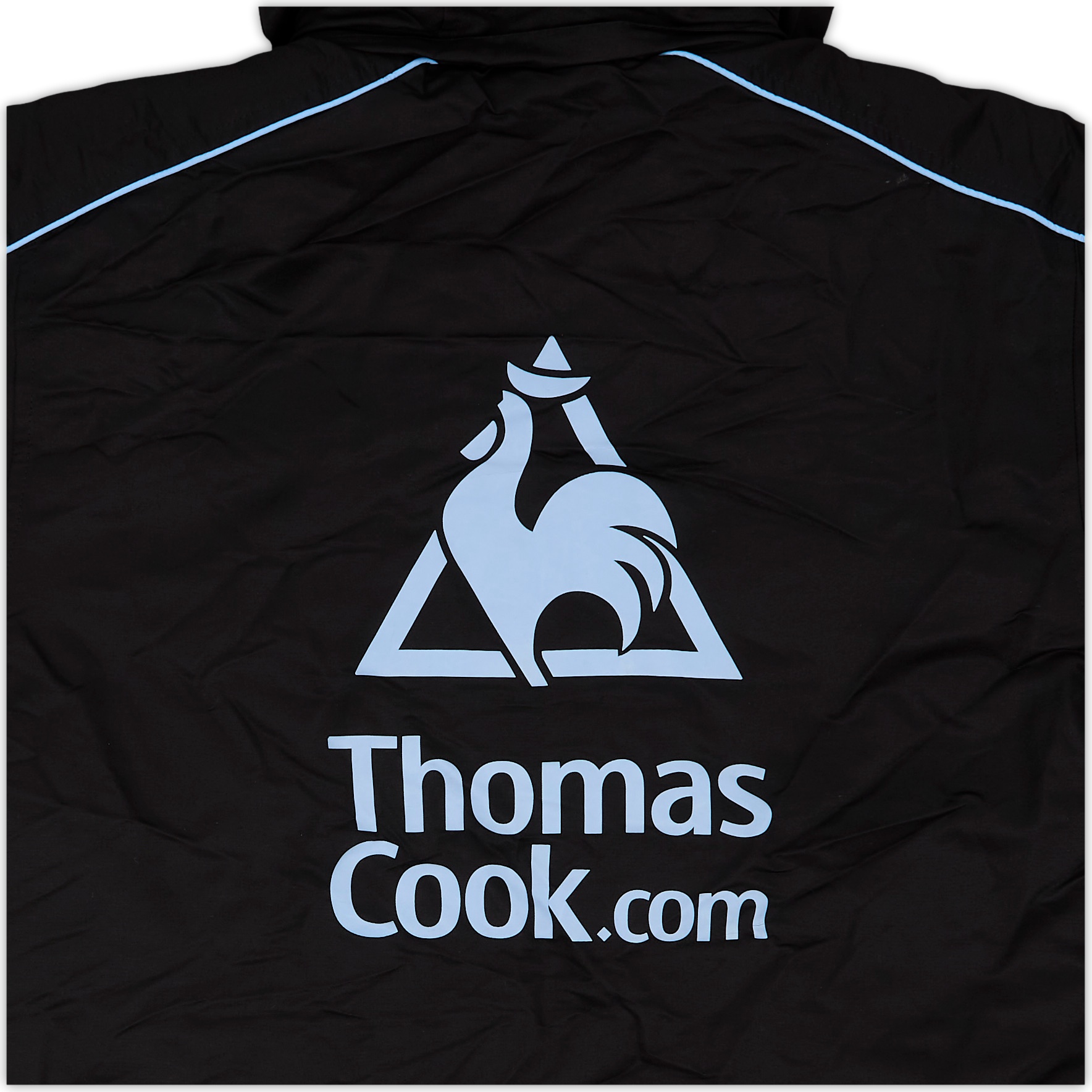 2007-09 Manchester City Le Coq Sportif Hooded Rain Jacket - 8/10 - (M)