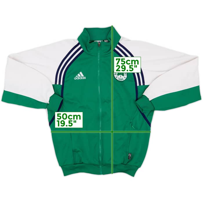 2000-01 Panathinaikos adidas Track Jacket - 8/10 - (M)