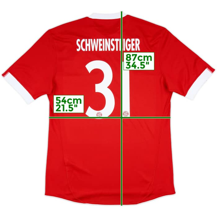 2009-10 Bayern Munich Player Issue Home Shirt Schweinsteiger #31 - 9/10 - (XL)