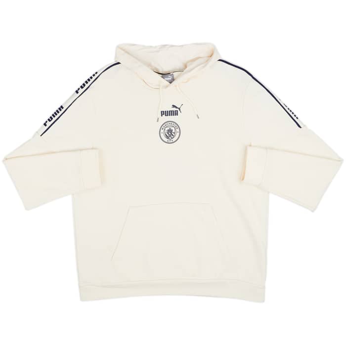 2020-21 Manchester City Puma Hooded Sweat Top - 6/10 - (XL)