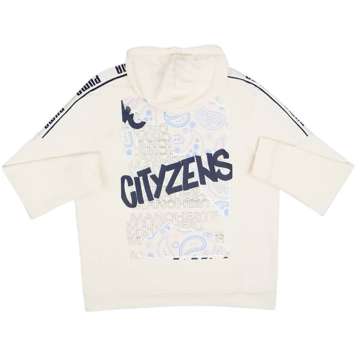 2020-21 Manchester City Puma Hooded Sweat Top - 6/10 - (XL)