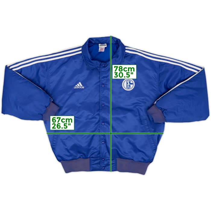 1999-00 Schalke adidas Bomber Jacket - 8/10 - (XL)