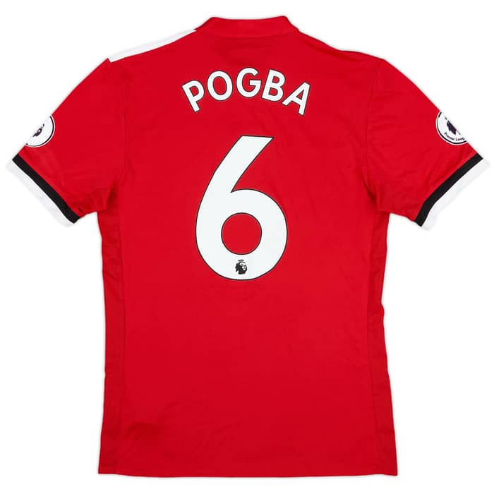 2017-18 Manchester United Home Shirt Pogba #6 - 8/10 - (S)