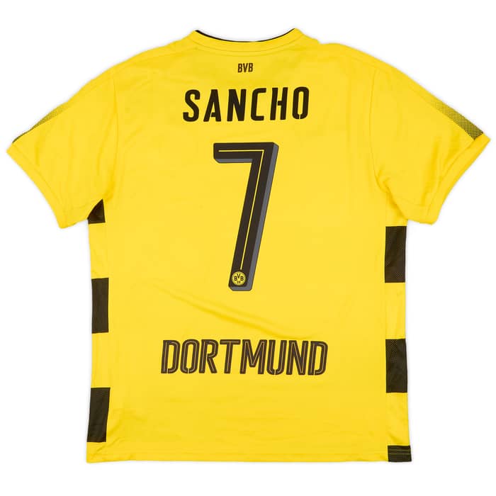 2017-18 Borussia Dortmund Home Shirt Sancho #7 - 7/10 - (L)