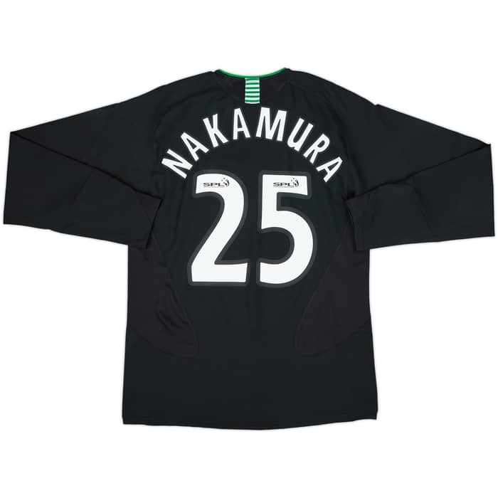 2005-07 Celtic Third L/S Shirt Nakamura #25 (S)