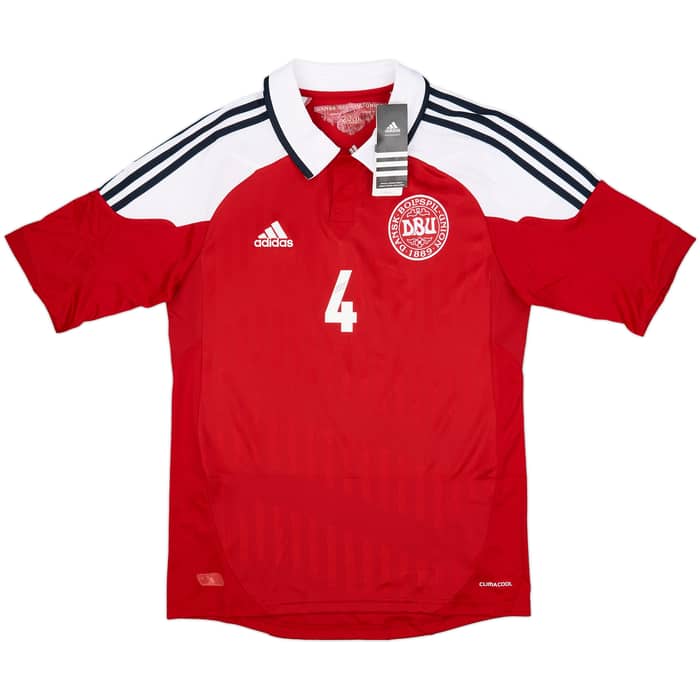 2012-13 Denmark Home Shirt Agger #4 (S)