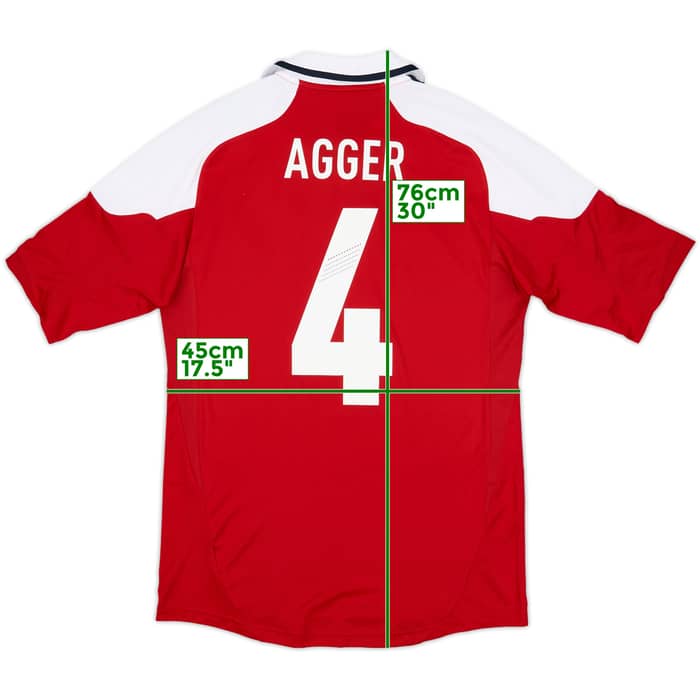 2012-13 Denmark Home Shirt Agger #4 (S)