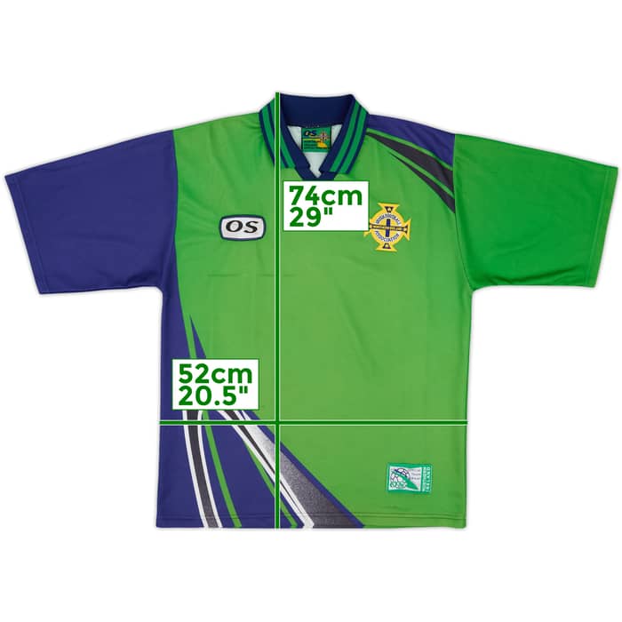 1998-99 Northern Ireland Home Shirt - 8/10 - (M)