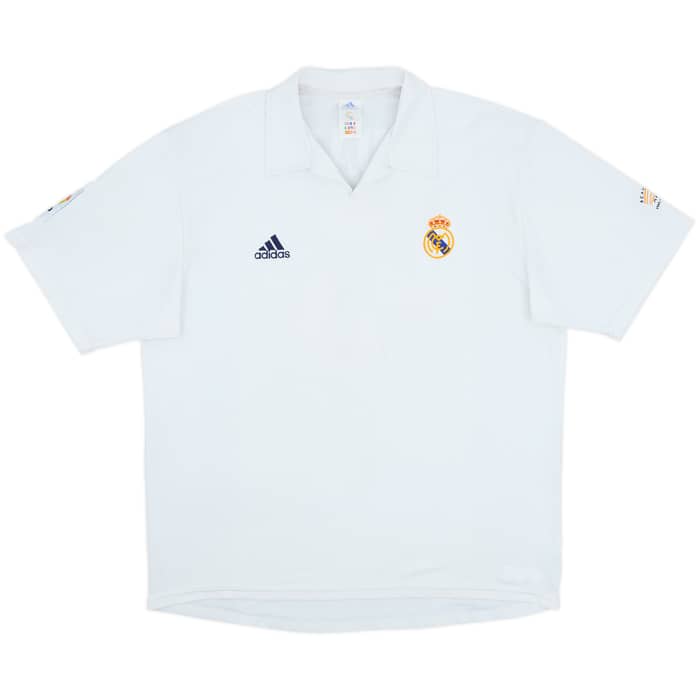 2001 Real Madrid Home Shirt Zidane #5 - 7/10 - (XL)