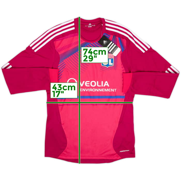 2011-12 Lyon Authentic Third L/S Shirt (M)