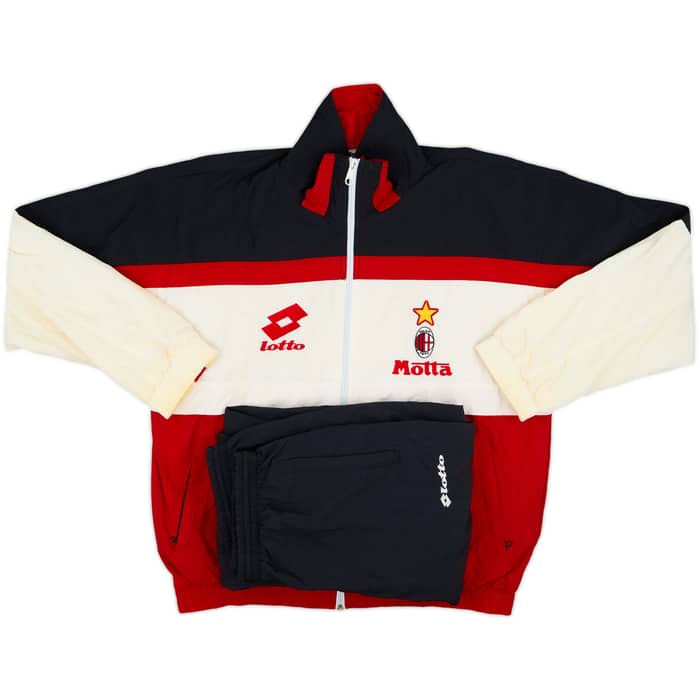1993-94 AC Milan Lotto Tracksuit - 5/10 - (M)