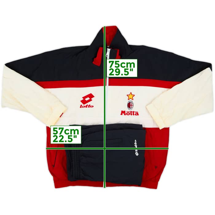 1993-94 AC Milan Lotto Tracksuit - 5/10 - (M)
