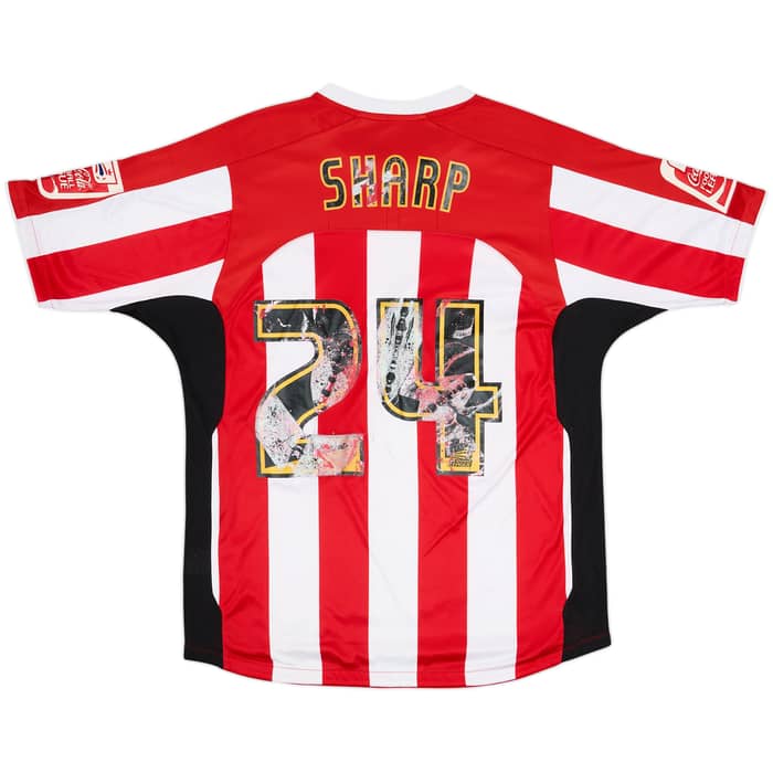2007-08 Sheffield United Home Shirt Sharp #24 - 3/10 - (L)