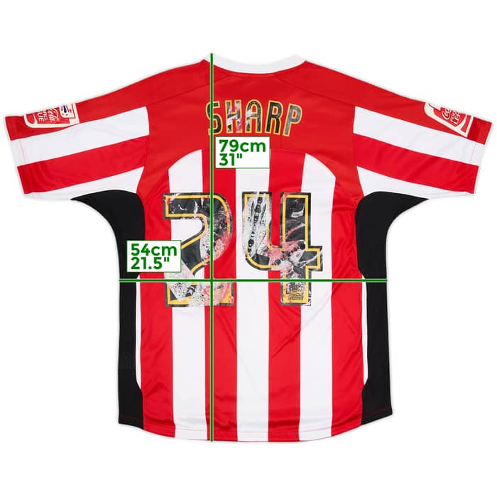 2007-08 Sheffield United Home Shirt Sharp #24 - 3/10 - (L)
