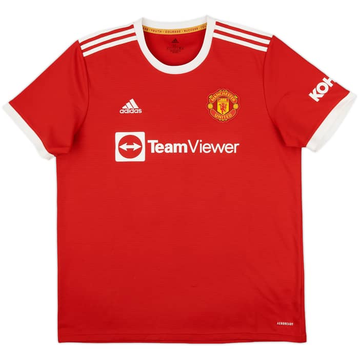2021-22 Manchester United Home Shirt Shaw #23 - 8/10 - (XL)