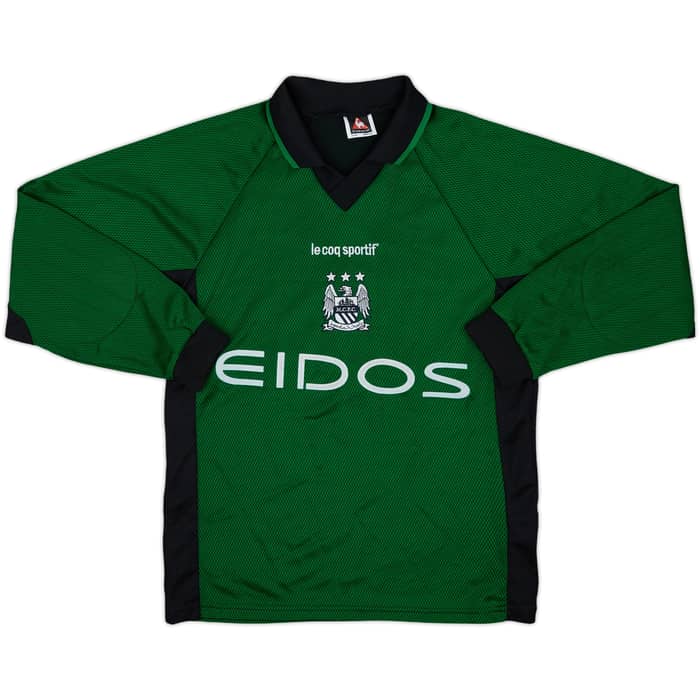 2000-01 Manchester City GK Shirt Weaver #1 - 9/10 - (S)