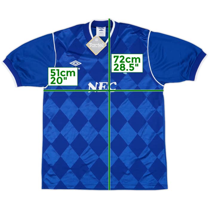 1986-89 Everton Home Shirt (L)