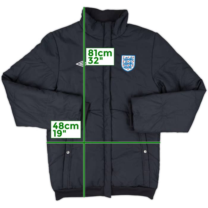 2010-11 England Umbro Padded Bench Coat - 8/10 - (Women's XL)