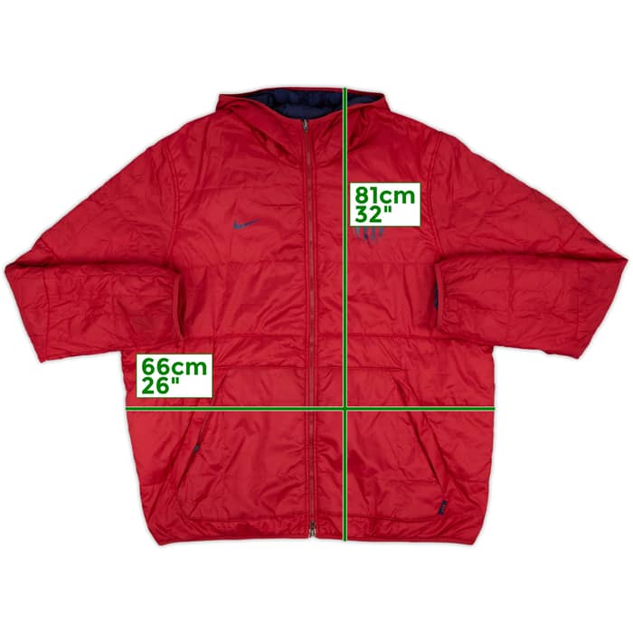 2013-14 Barcelona Nike Reversible Padded Coat - 6/10 - (L)