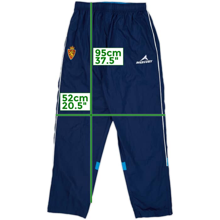2007-08 Real Zaragoza Mercury Track Pants/Bottoms - 8/10 - (M)