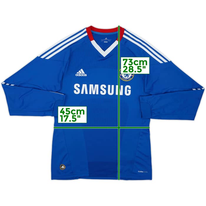 2010-11 Chelsea Home L/S Shirt Alex #33 - 7/10 - (S)