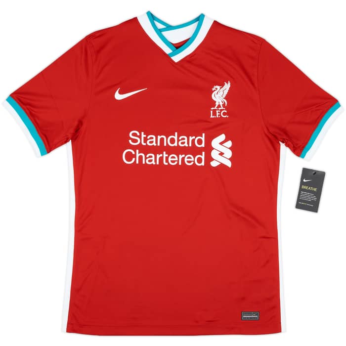 2020-21 Liverpool Home Shirt Virgil #4 (M)